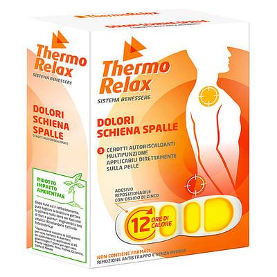 Thermorelax Cerotto Autoriscaldante Dolore Schiena/Spalle 3 Pezzi