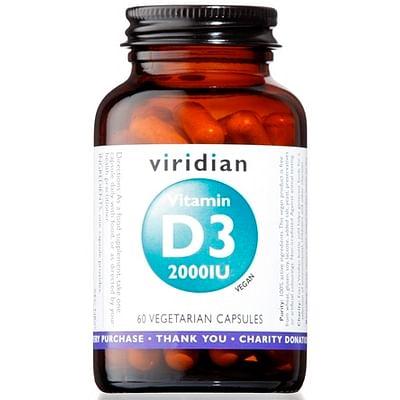 Viridian Vitamin D3 2000 Iu 60 Cps