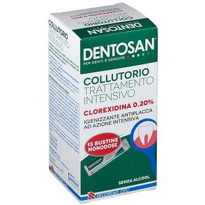 Dentosan Collutorio Monodose Intensivo 0,20% 15 Bustine Da 10 Ml