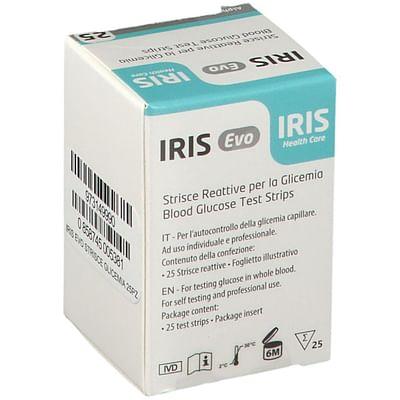 Strisce Misurazione Glicemia Iris Evo 25 Pezzi
