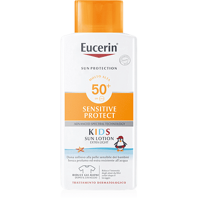Eucerin Sun Protection Spf 50+ Sensitive Protect Kids Sun Lotion Extra Light 400 Ml
