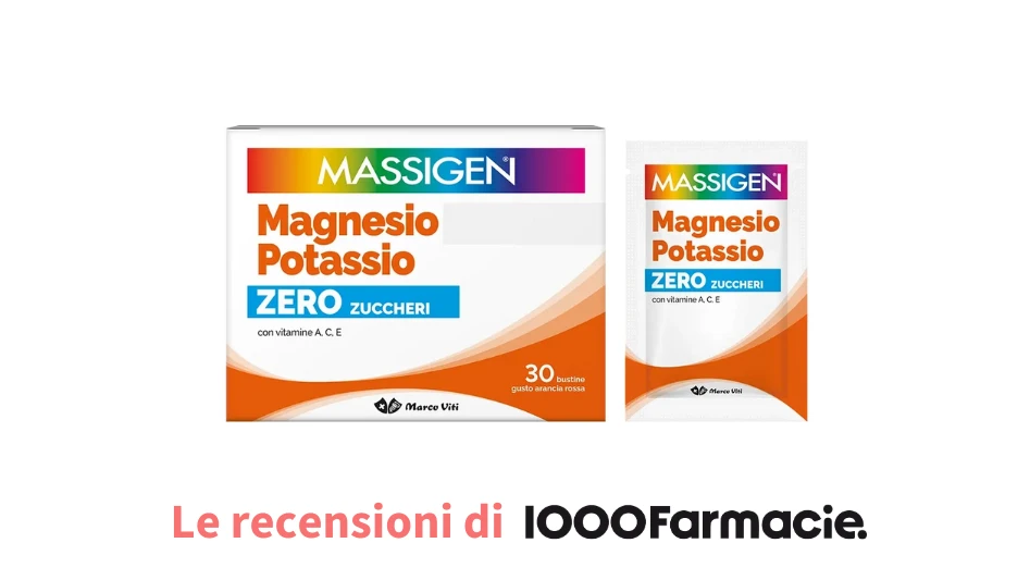 Massigen Magnesio e Potassio Zero Zuccheri - Le recensioni di 1000Farmacie